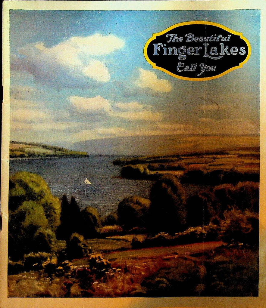 The Beautiful Finger Lakes Call You Upstate New York Booklet 1930s