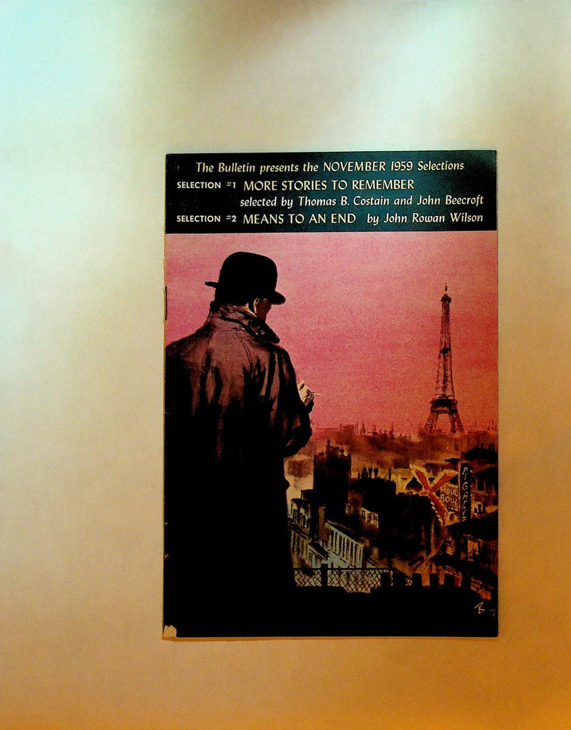 Book Club Bulletin November 1959 John Rowan Wilson Thomas B Costain0