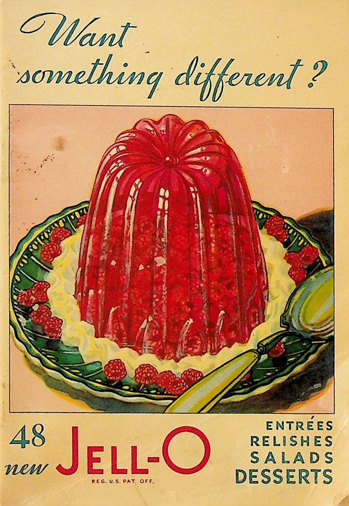 Jell-O Recipe Booklet Want Something Different 19310