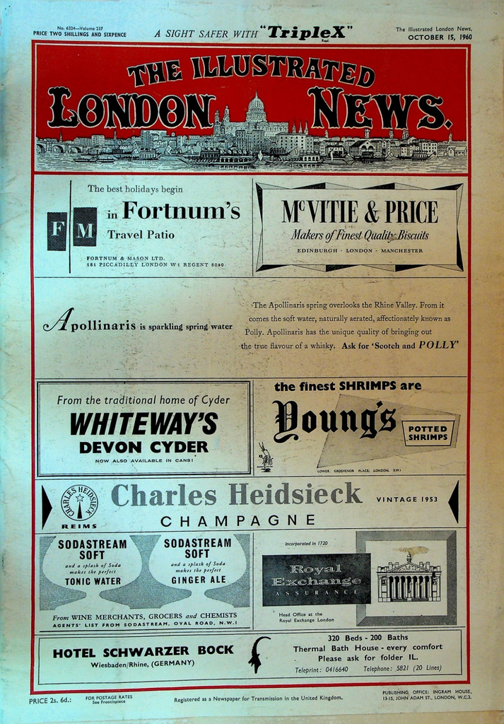 Illustrated London News October 15 1960 English Flooding Wilma Rudolph0