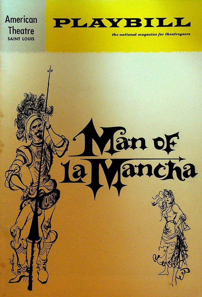 Man of La Mancha Playbill May 1969 Jose Ferrer Tony Martinez Maura K Wedge0