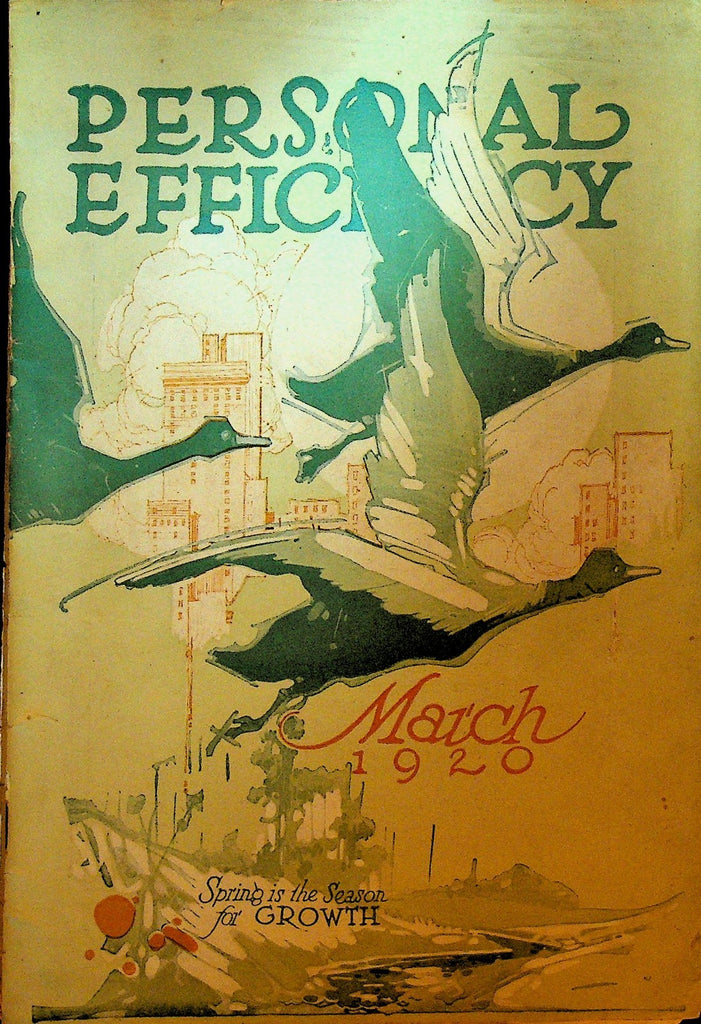 Personal Efficiency Magazine March 1920 LaSalle Extension University Flying Bird0