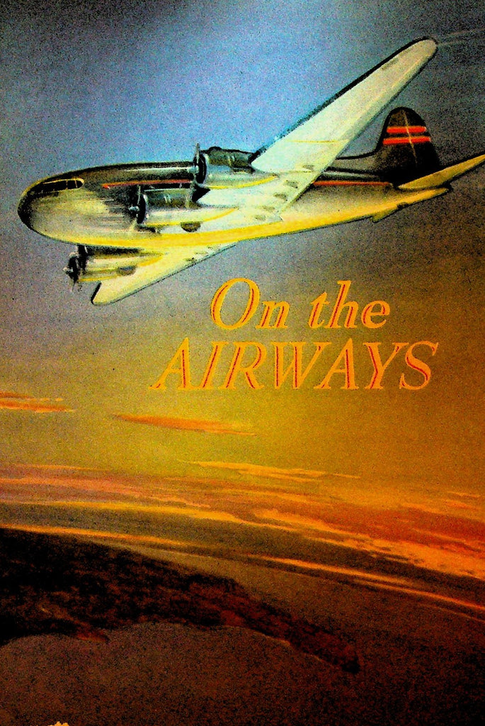 On the Airways by Josephine Phillips 1943 Flight Flying Airplane0