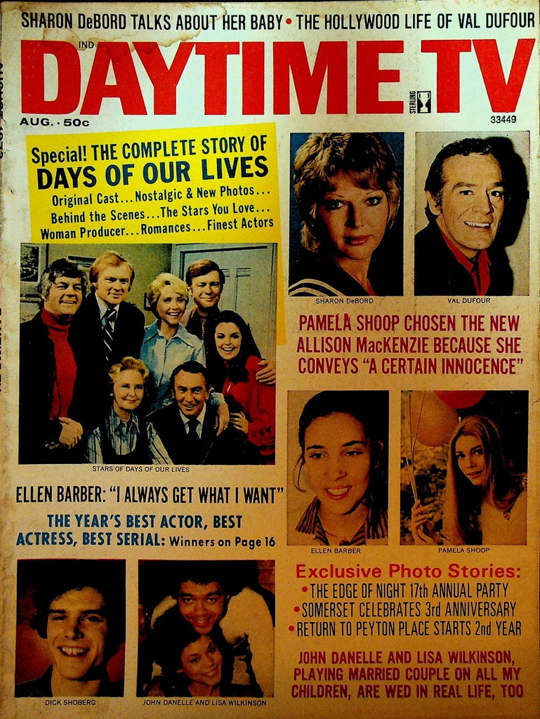 Daytime TV Magazine August 1973 Ellen Barber Dick Shoberg Val Dufour0