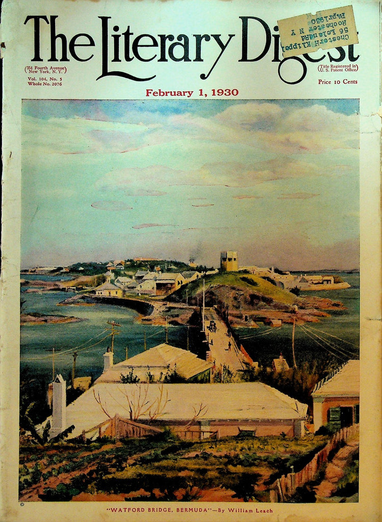 Literary Digest February 1 1930 Prohibition Army v Stanford College Football0