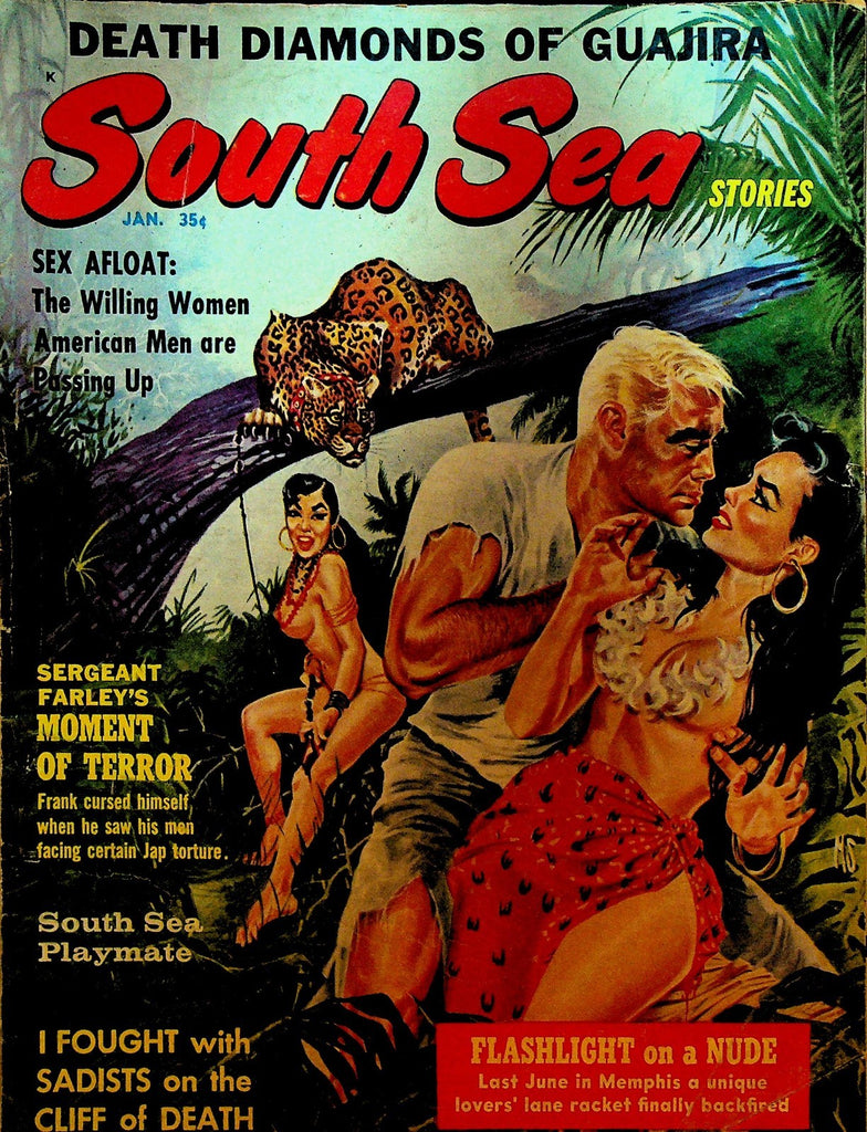 South Sea Stories Men's Magazine Cheesecake Pin-Up January 1963 Marlys Renfro0