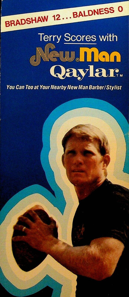 Terry Bradshaw New Man Qaylar Hair System 1978 Brochure Jo Jo Starbuck