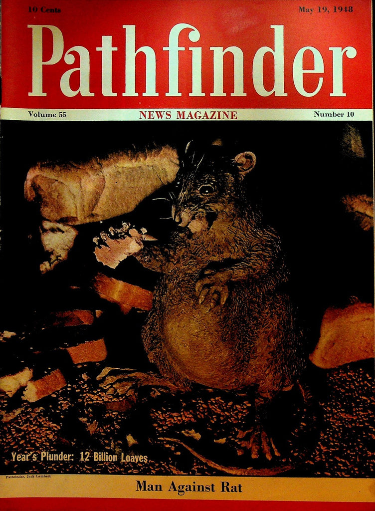 Pathfinder May 19 1948 Webster City Iowa China Palestine Cricket Leo Durocher0