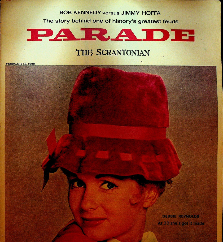 Parade Magazine February 17 1963 Debbie Reynolds Jimmy Hoffa RFK0