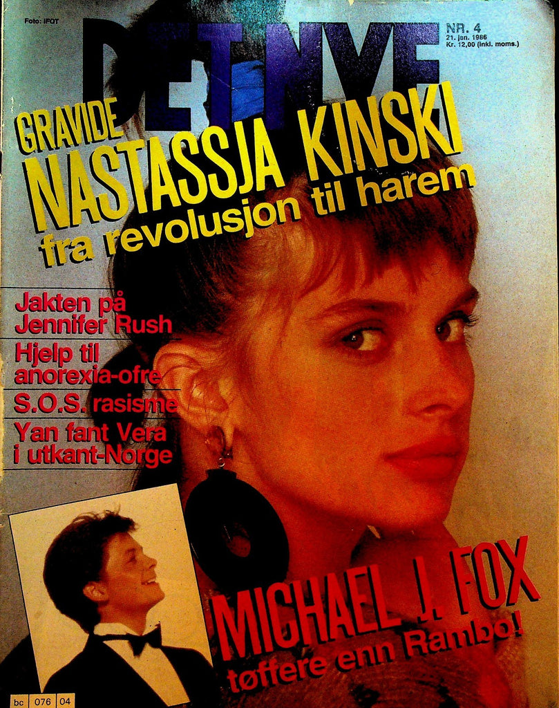Det Nye Magazine January 21 1986 Natassja Kinski Michael J Fox Jennifer Rush0