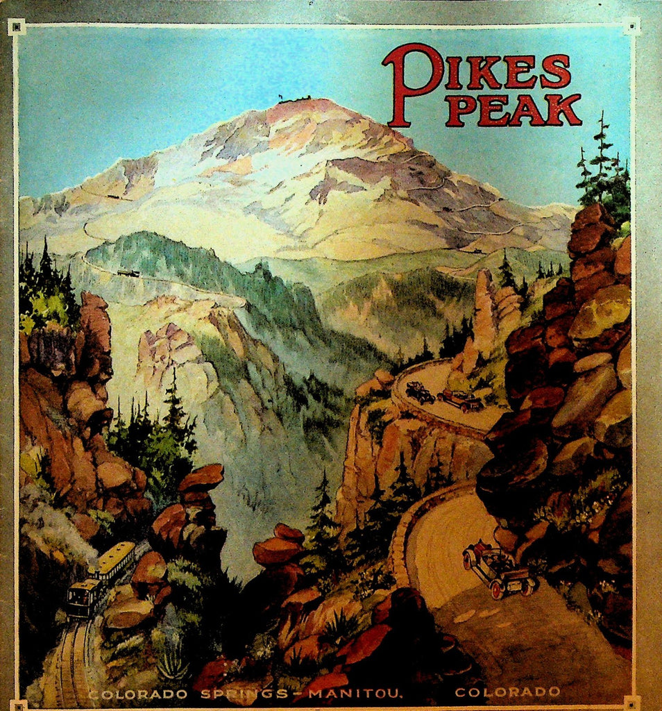 Pikes Peak Travel Booklet ca 1920 Manitou & Pikes Peak Railway Colorado0