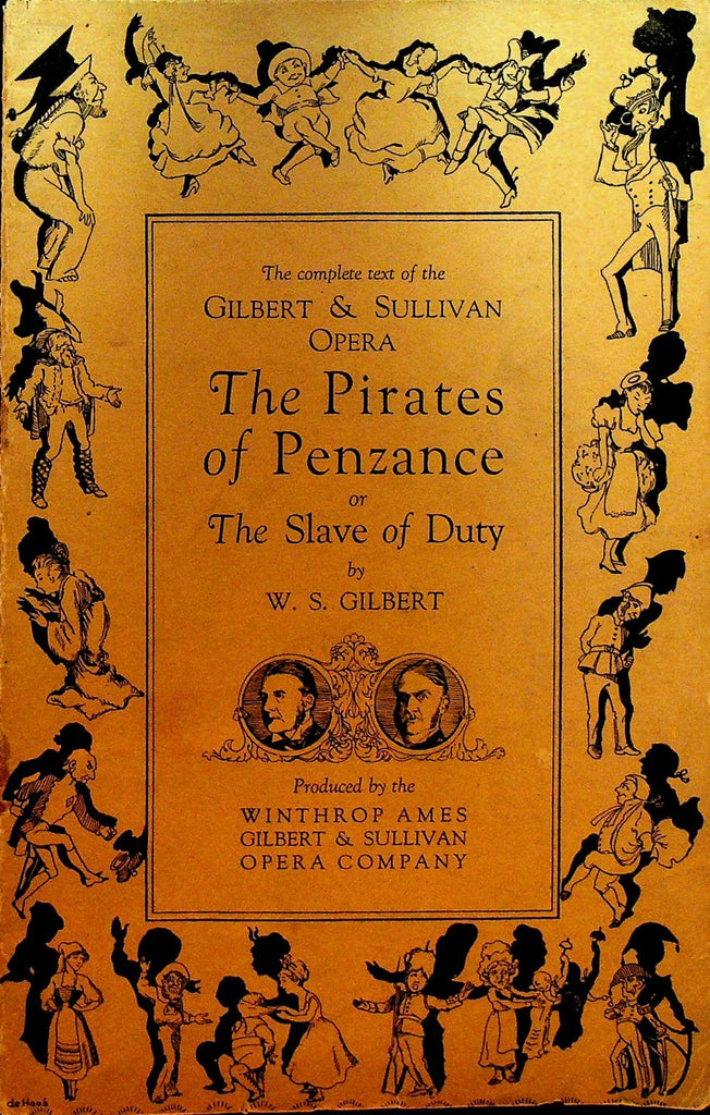 Pirates of Penzance WS Gilbert Opera Book Winthrop Ames Gilbert & Sullivan0