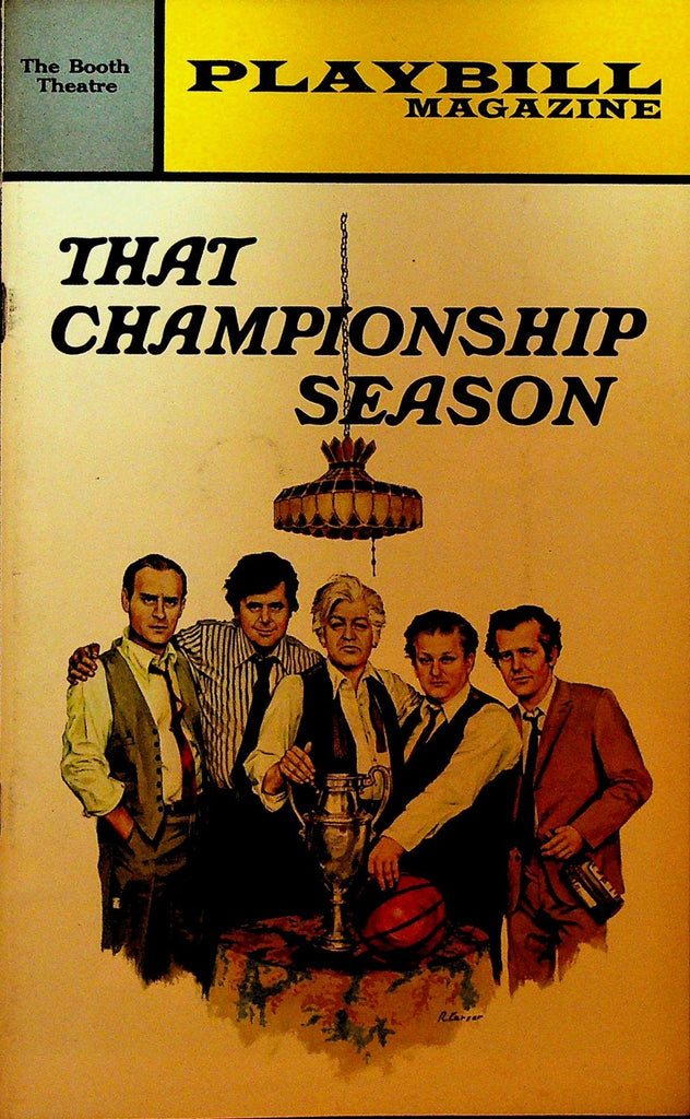 That Championship Season Playbill November 1972 Paul Sorvino Charles Dunning0