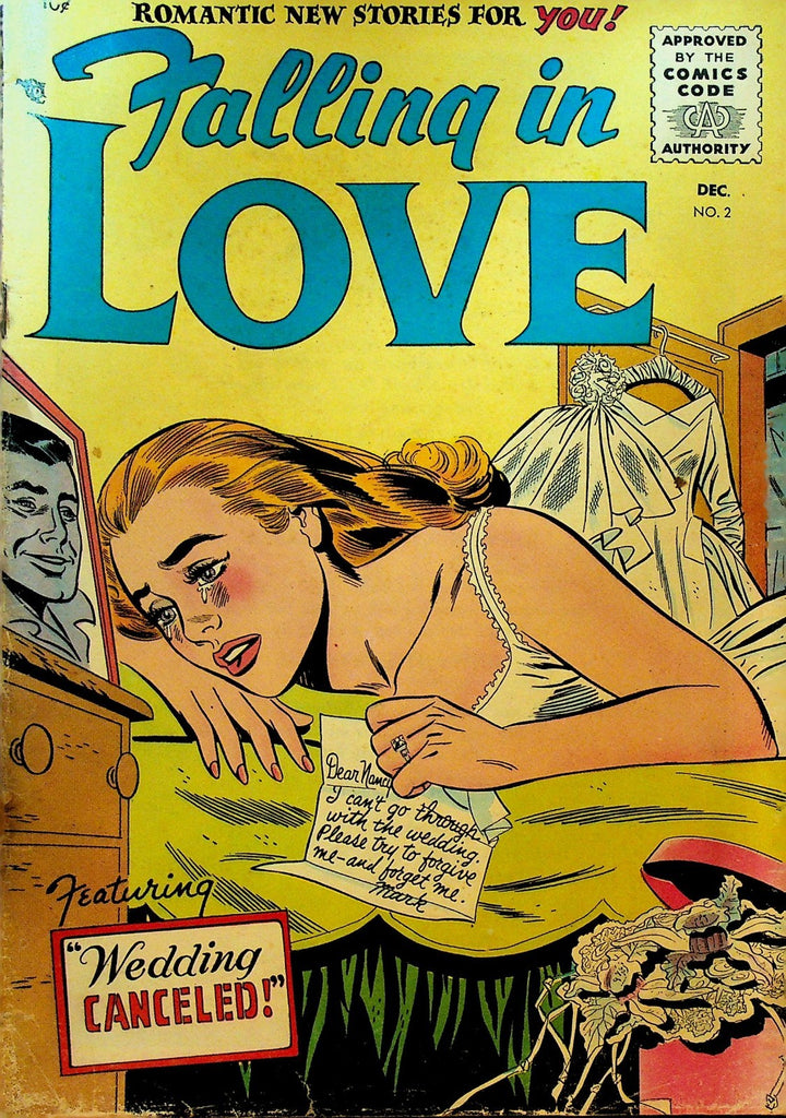 Falling in Love 2 Arleigh Publishing 1955 Silver Age Romance Comic0