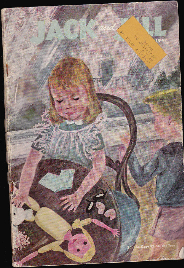 Jack and Jill Magazine Padma's Family Paper Dolls COMPLETE September 19470