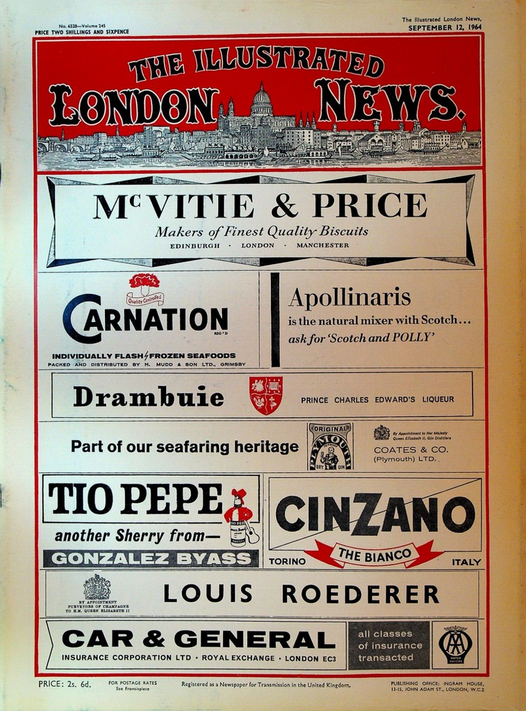 Illustrated London News September 12 1964 Farnborough Air Show Joan Miro0