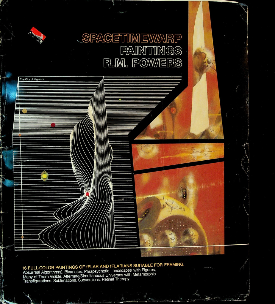 Spacetimewarp Paintings by RM Power Set of 16 Prints 1983 Science Fiction0