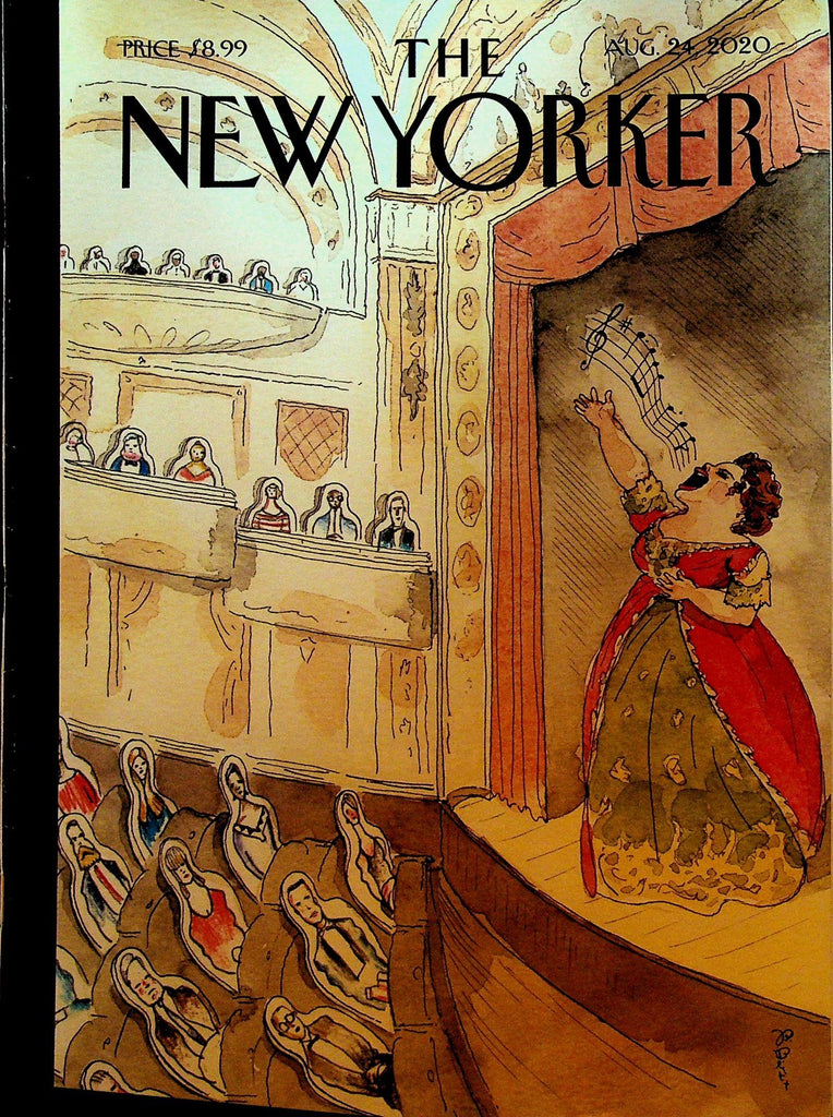 The New Yorker August 24 2020 Opera Cover Barry Blitt Michael Rakowitz0