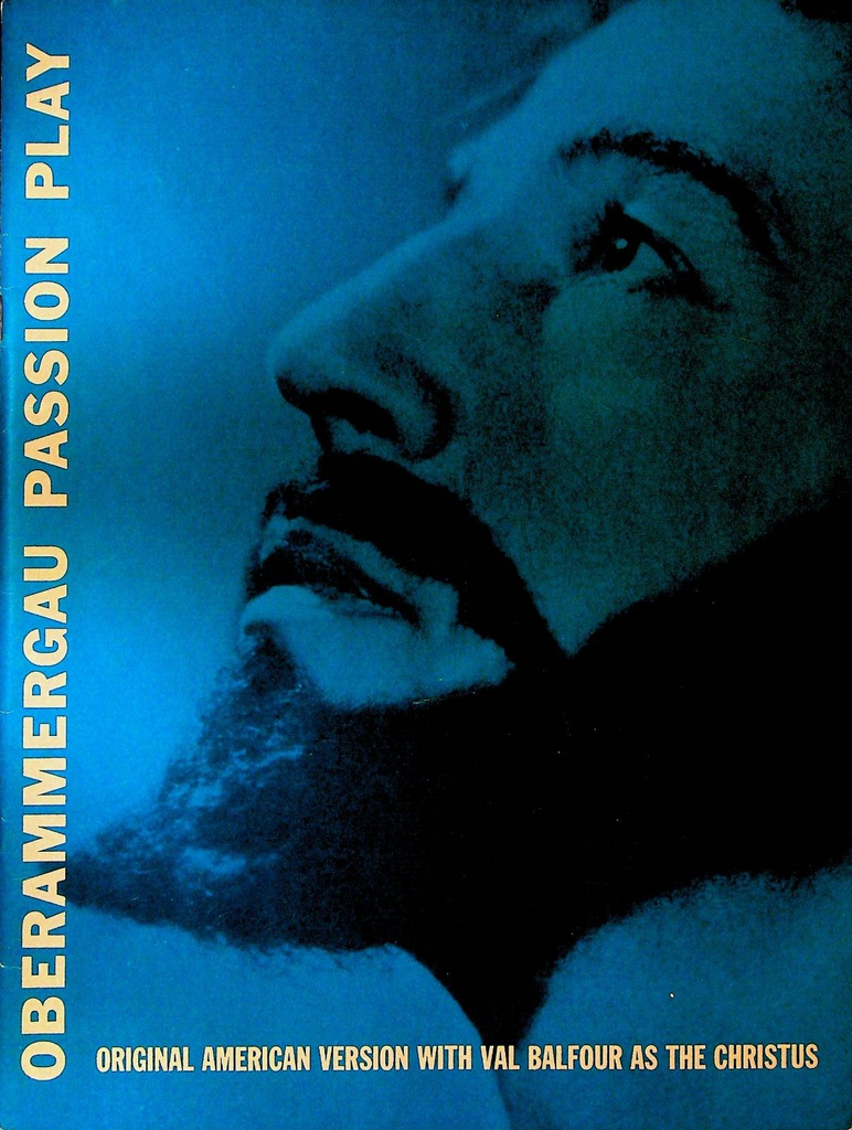 Oberammergau Passion Play Program Val Balfour Ann Kelley Balfour 1950s