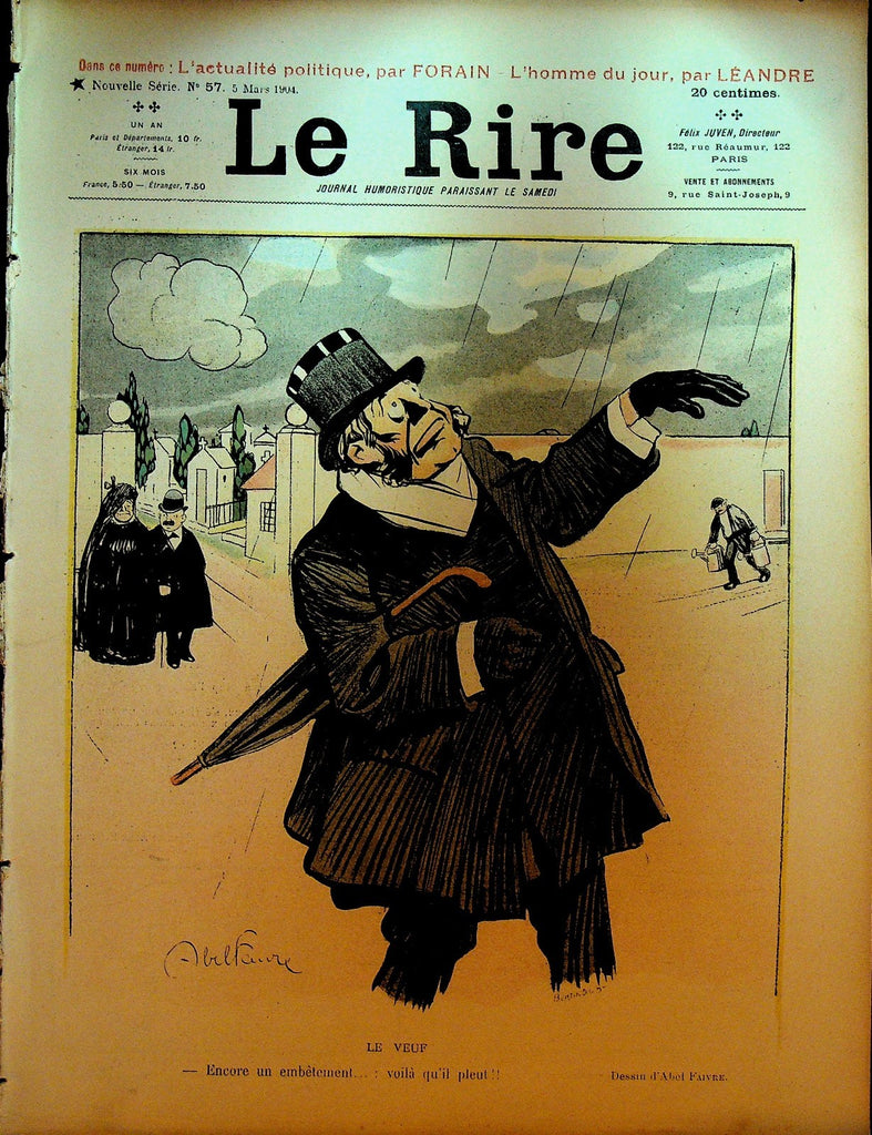 La Rire French Humor Magazine New Series #57 March 5 19040