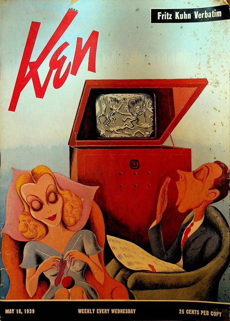 Ken Magazine May 18 1939 Cocos Island Norman Hartnell Baseball GWTW