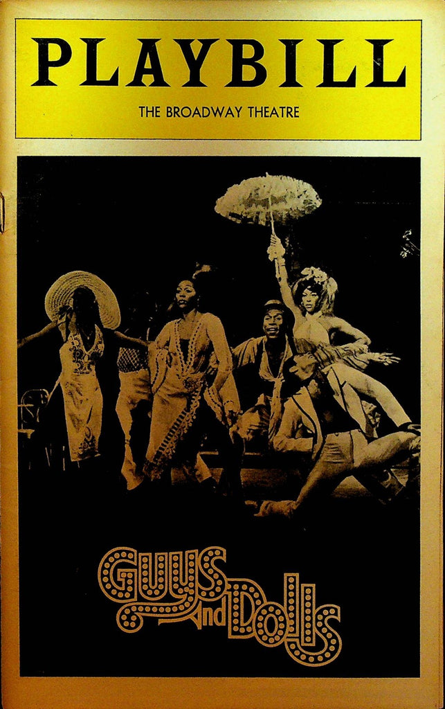 Guys and Dolls Playbill November 1976 Robert Guillaume Norma Donaldson0