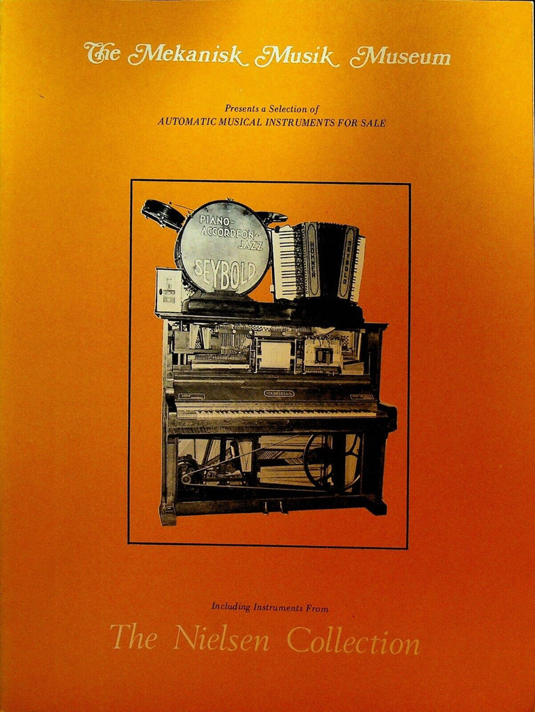Mekanisk Musik Museum Sales Catalog 1973 Musical Instruments Nielsen Collection