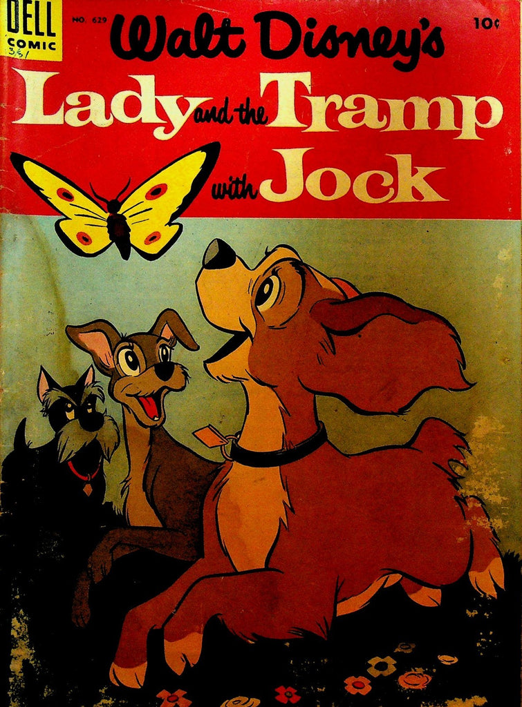 Lady & The Tramp with Jock Dell Four Color 629 Walt Disney0