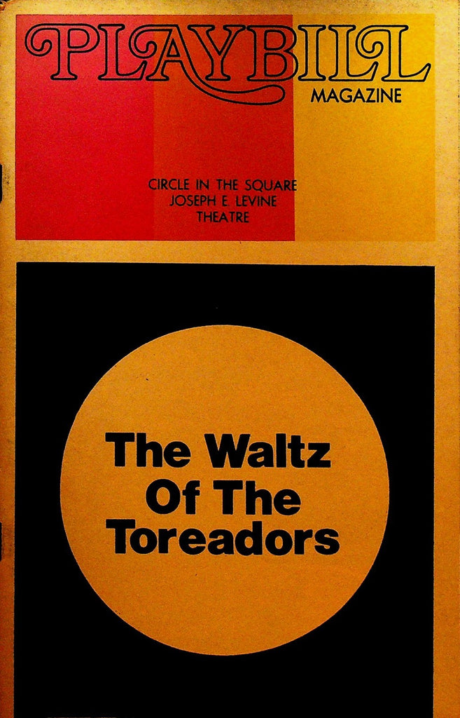 The Waltz of the Toreadors Playbill November 1973 Anne Jackson Eli Wallach0