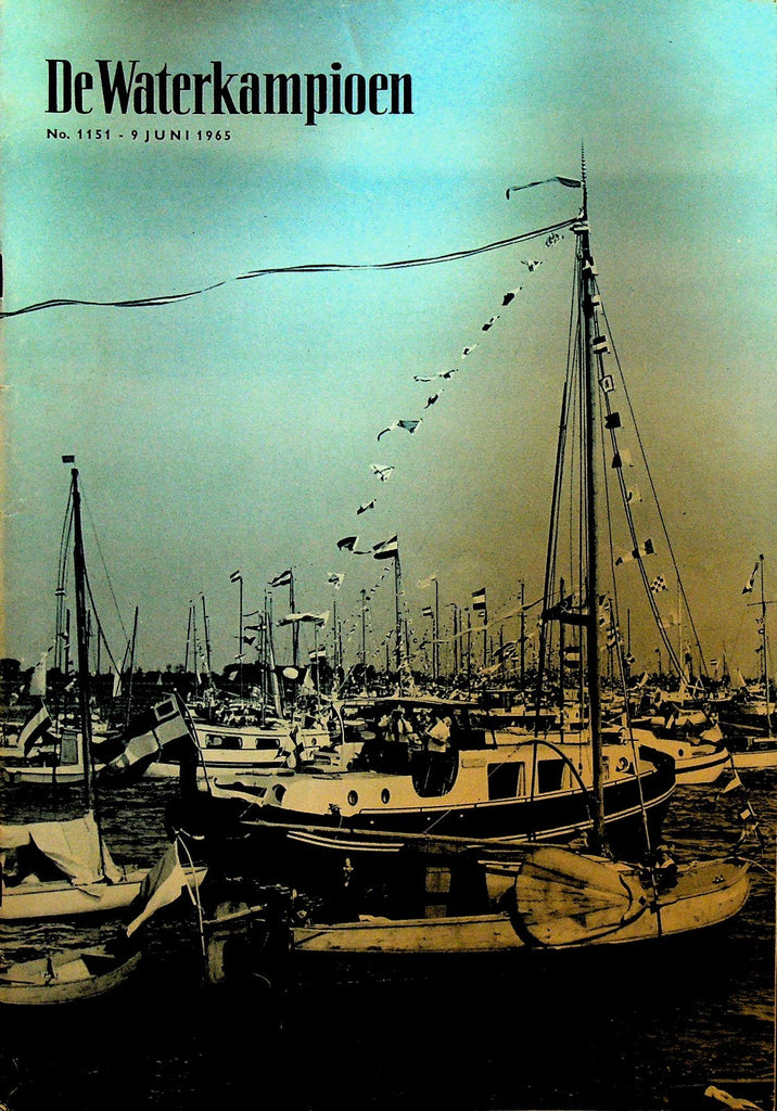 De Waterkampioen Magazine June 9 1965 Two-Man Keelboats Motorboat Racing0