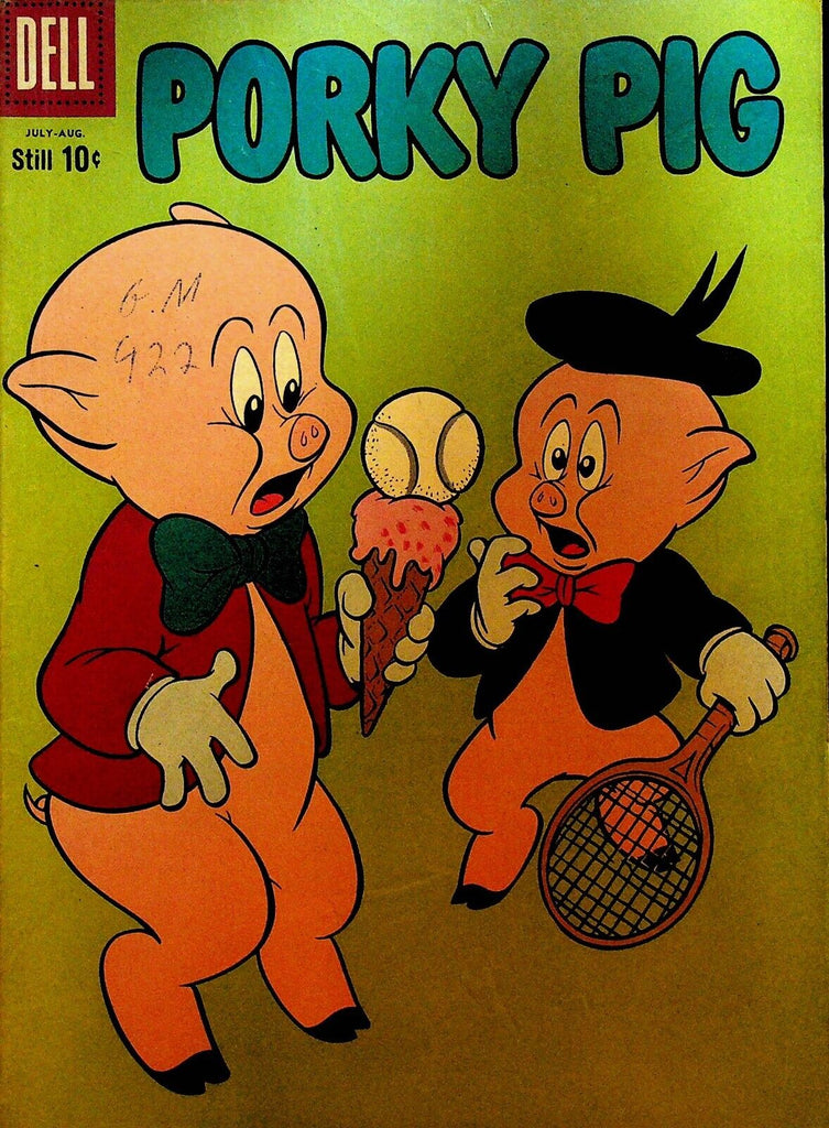 Porky Pig Comic Book 65 Dell Comics 1959 Tennis Ball Ice Cream Cone