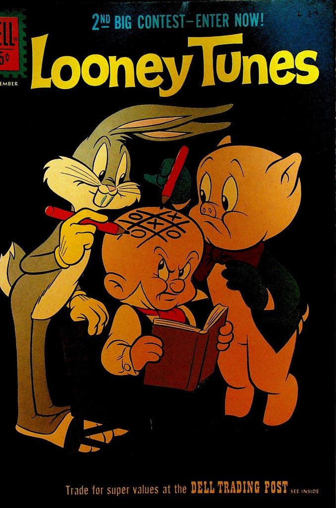 Looney Tunes 239 Dell Comics 1961 Bugs Bunny Tic Tac Toe Elmer Fudd Head0