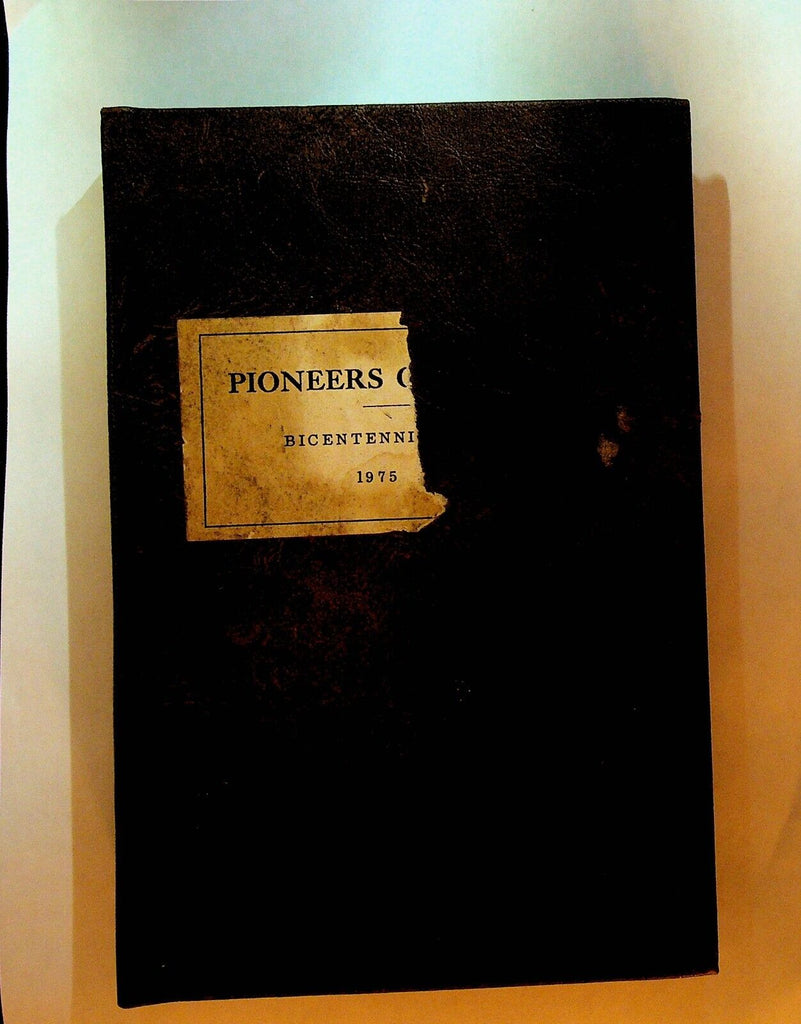 Pioneers of Macedon NY 1975 HC History Book Limited Edition /200