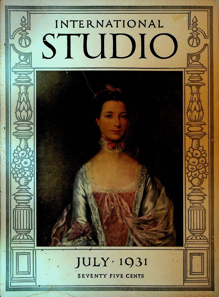 International Studio Magazine July 1931 Chippendale Furniture Wing Chairs0