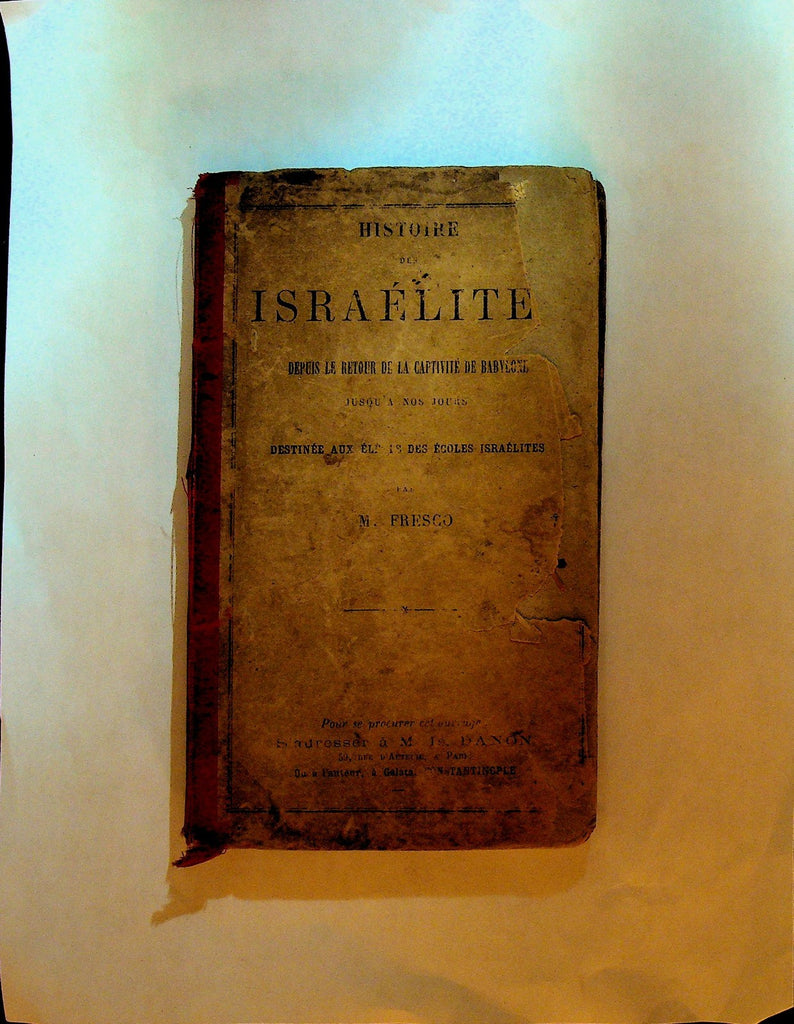 Histoire des Israelites M Fresco ca 1900 HC Book0