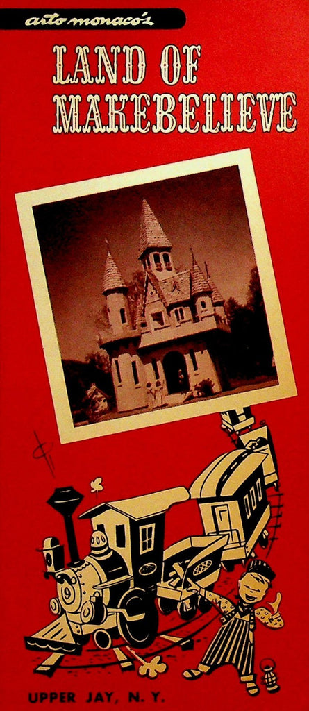 Arto Monaco Land of Makebelieve Travel Brochure 1950s Upper Jay NY0
