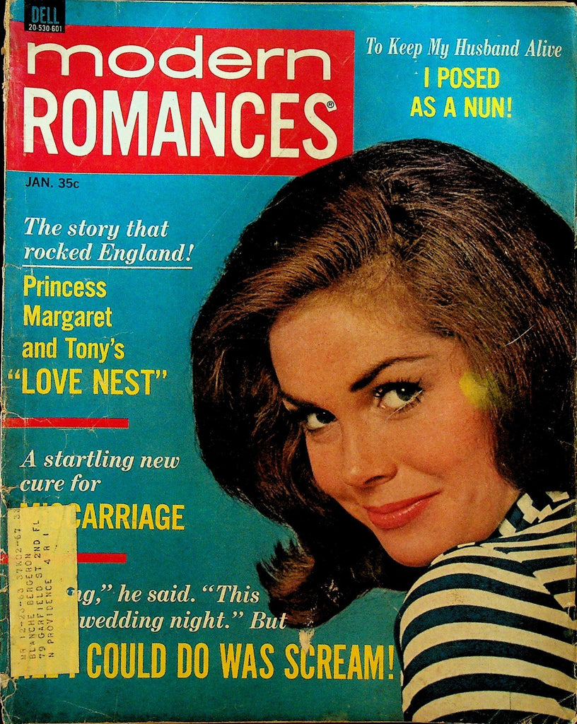 Modern Romances Magazine January 1966 Princess Margaret Antony Armstrong Jones0
