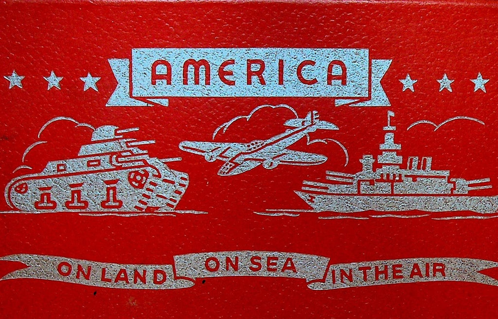 America On Land On Sea In the Air Pencil Case Pilorul Ruler0