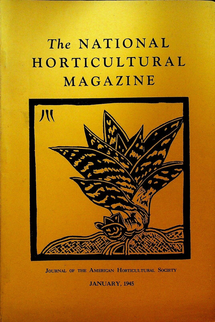 National Horticultural Magazine January 1945 Bamboo Iris Lily Daffodil