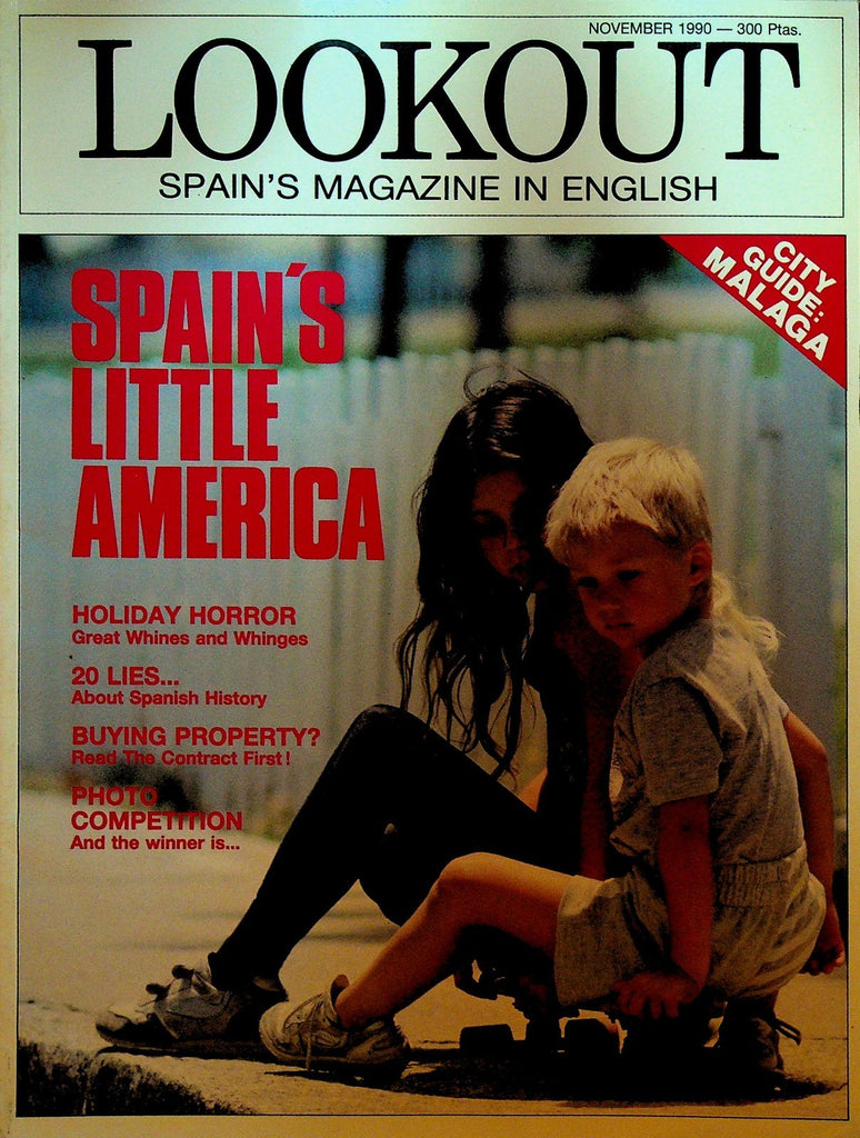 Lookout Magazine November 1990 Antonio Girbes Nick Inman Tom Burns0