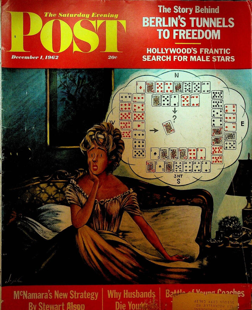 Saturday Evening Post December 1 1962 Constantin Alajalov Army Navy Football