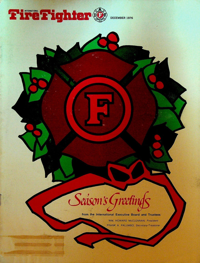 International Fire Fighter Magazine December 1976 Jerry Lewis Telethon0