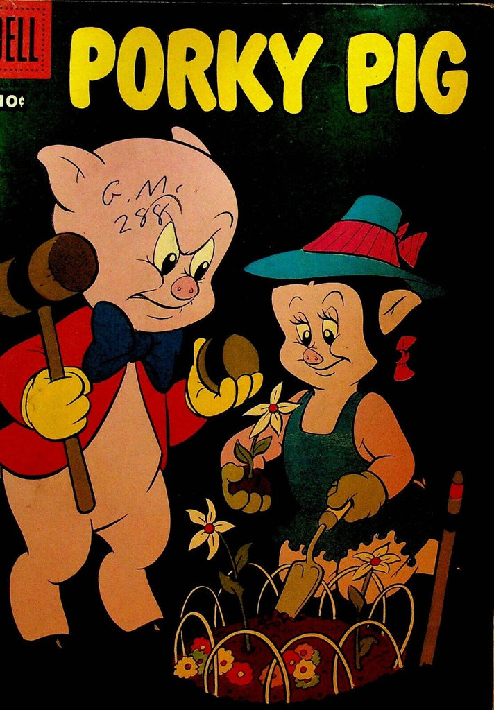 Porky Pig Comic Book 58 Dell Comics 1958 Gardening Croquet