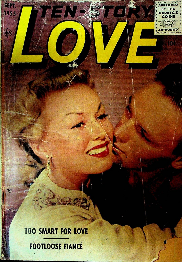 Ten Story Love 6 1955 Ace Comics Romance Photo Cover