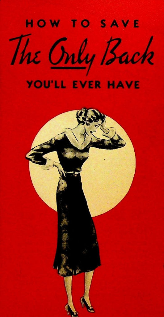 How to Save the Only Back You'll Ever Have Brochure 1930s Easymatic Ironer0