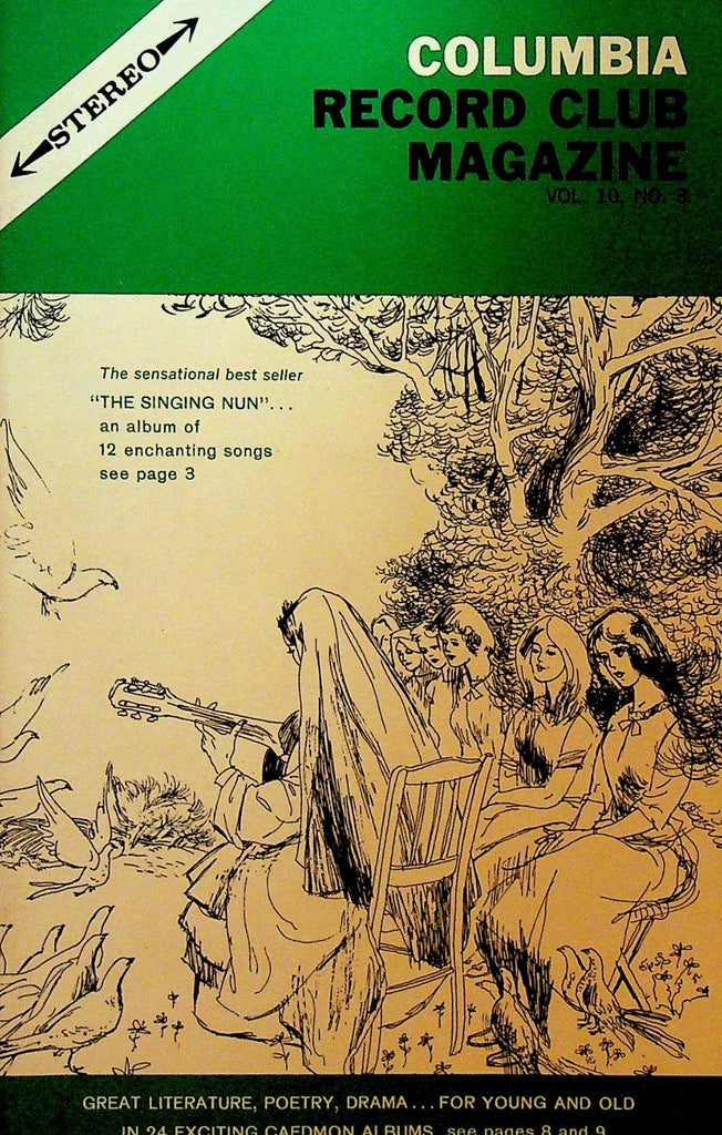 Columbia House Record Club Magazine 1964 Vol 10 #3 The Singing Nun Les Brown0