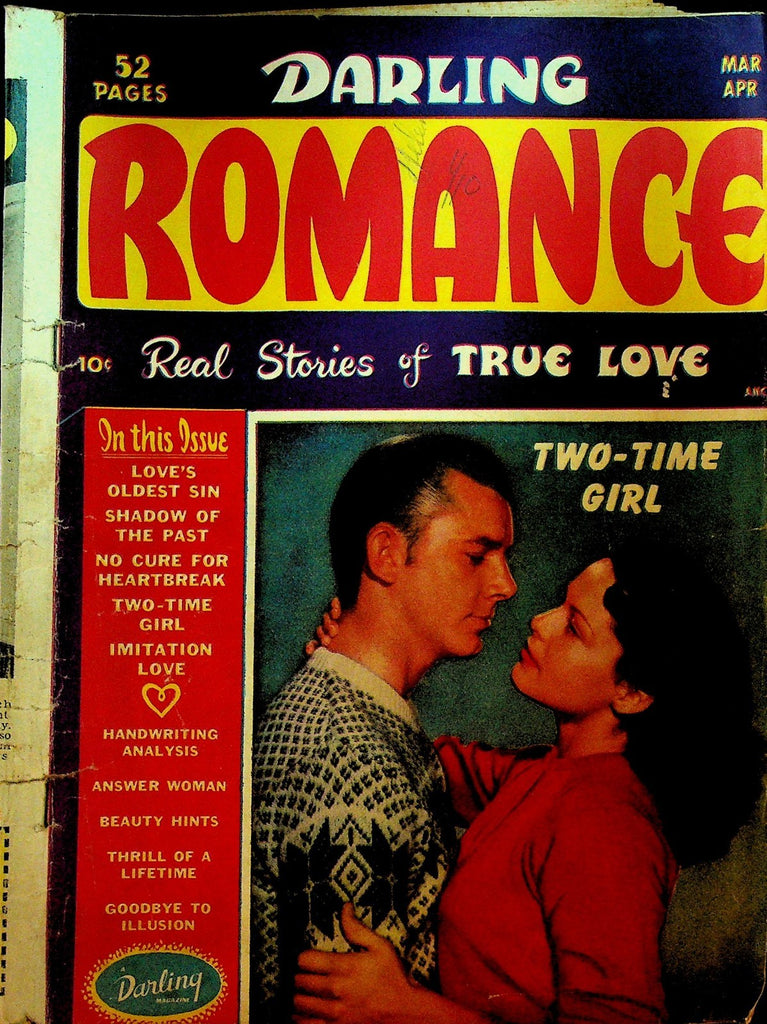 Darling Romance 4 Close-Up 1950 Golden Age Romance Comic0