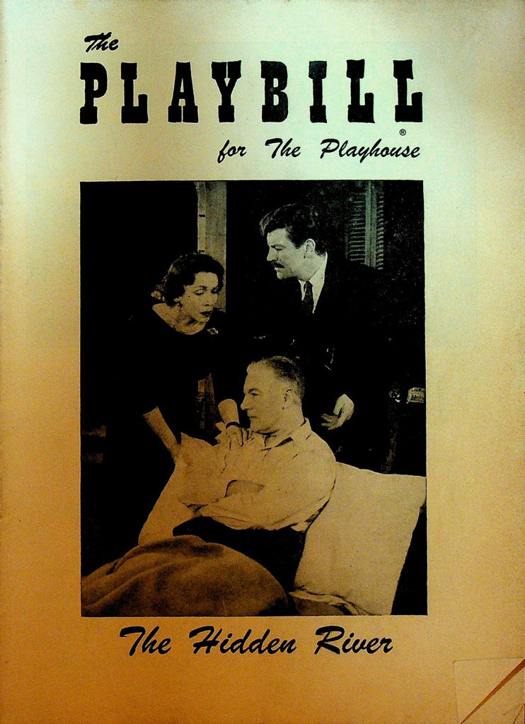 The Hidden River Playbill February 18 1957 Robert Preston Lili Darvas0