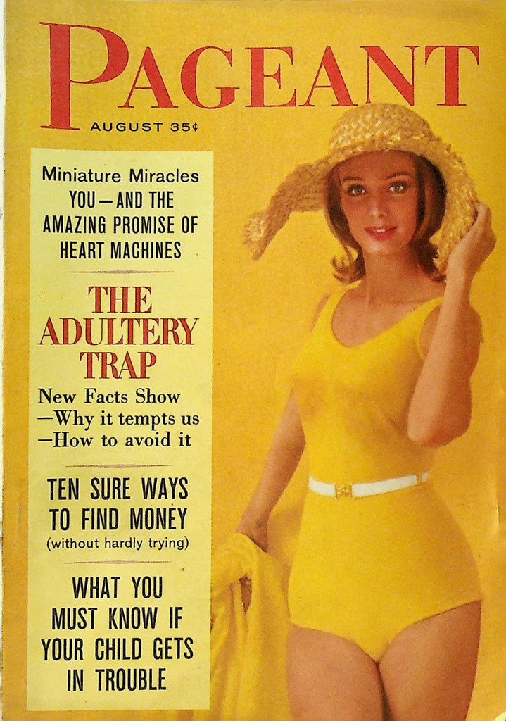Pageant Magazine August 1961 Barbara Steele Vic Morrow Darren McGavin0