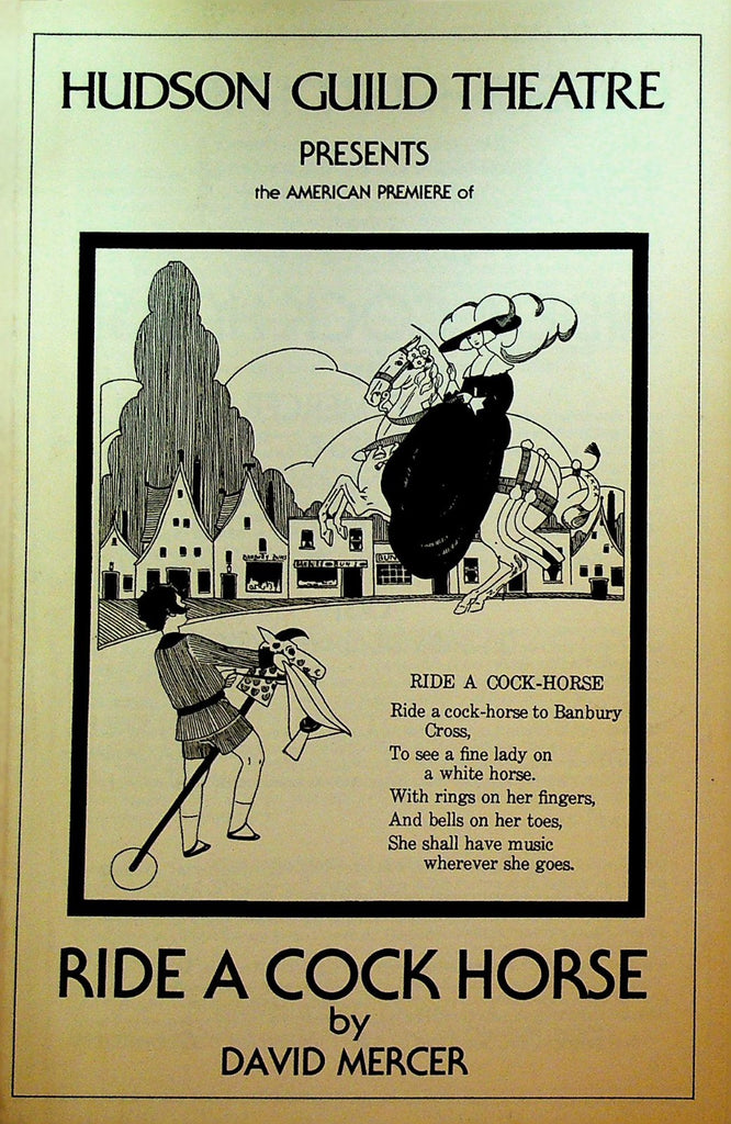 Ride a Cock Horse Playbill March 1979 American Premiere Megan Cole0